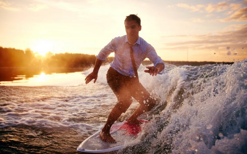 Surfar a onda do sucesso